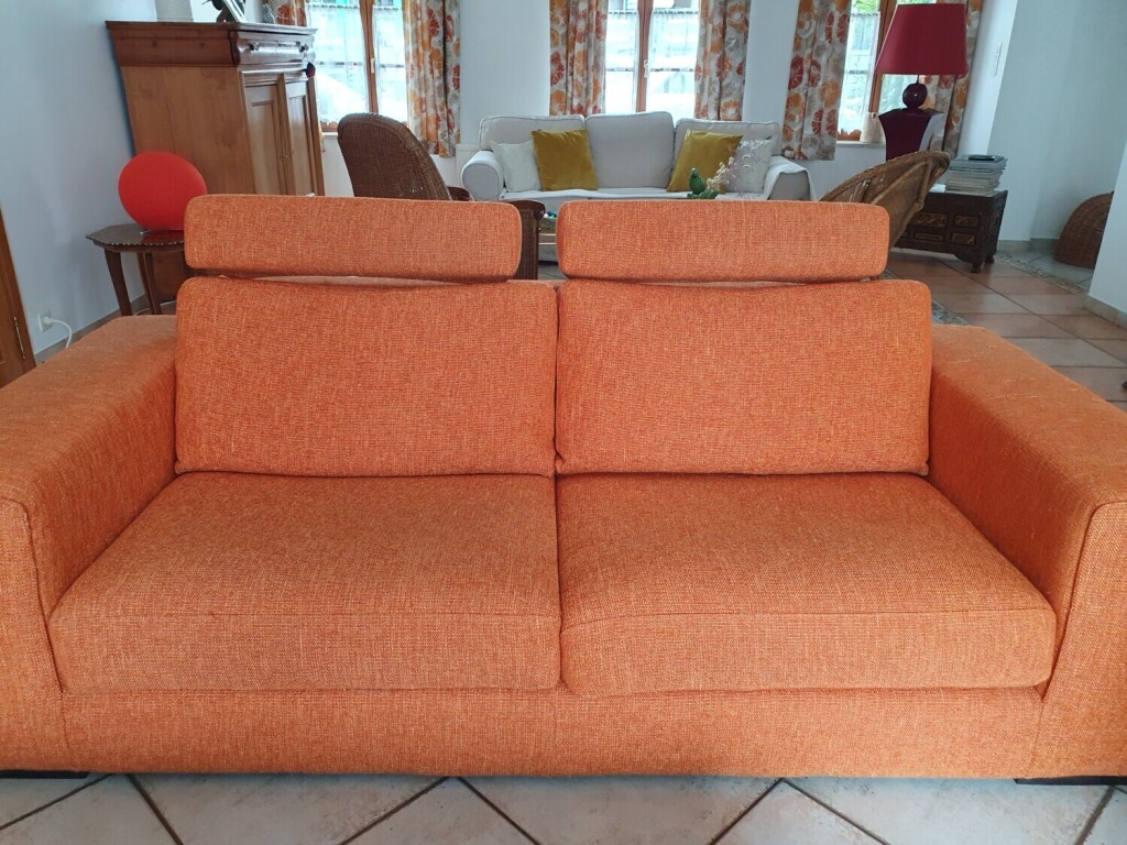 salon-tissu-marque-italienne-alberta-couleur-orange-a-vendre-big-1